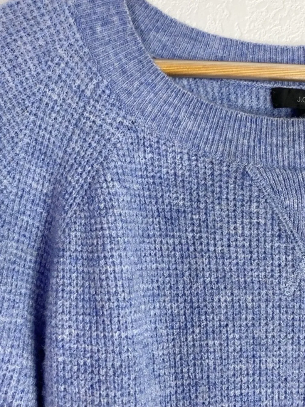J. Crew Lavender-Blue Scoop-Neck Sweater